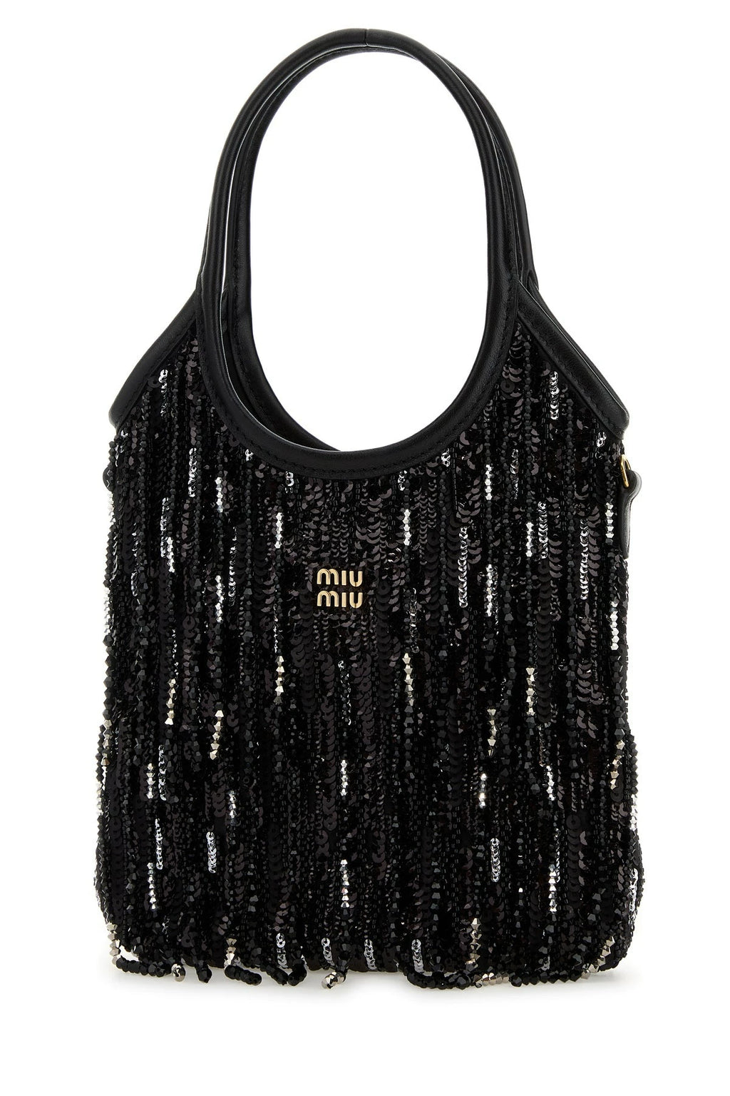 Miu Miu Women's Ivy Small Shoulder Bag in Black