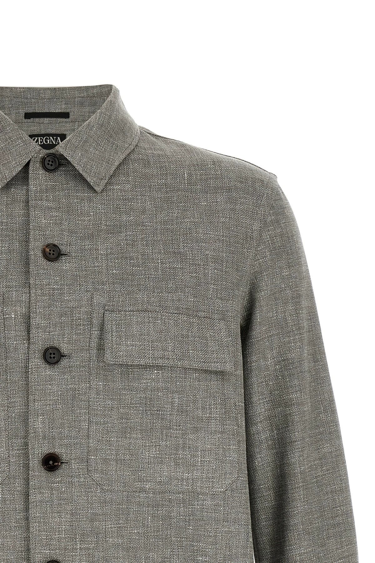 Zegna Men's Coat in Beige