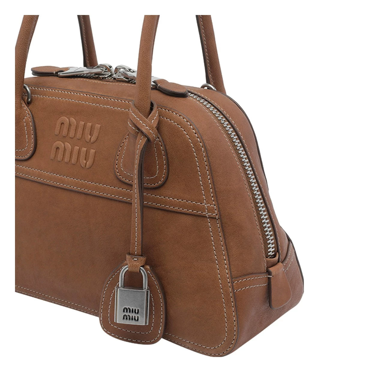 Miu Miu Women's Vivant Small Bag in Brown