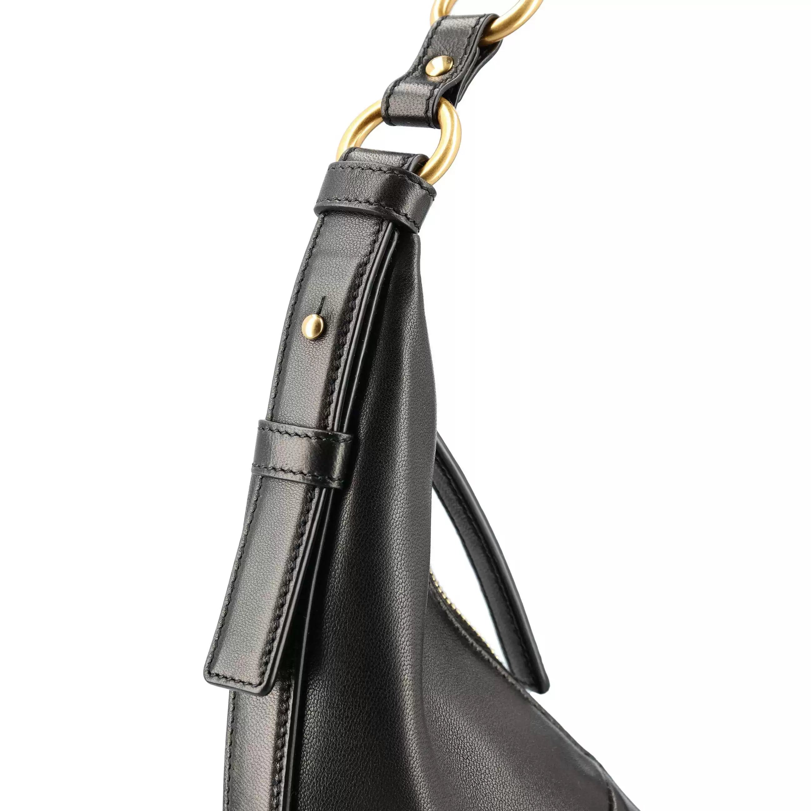 Saint Laurent Women's YSL Saharienne Bag in Black