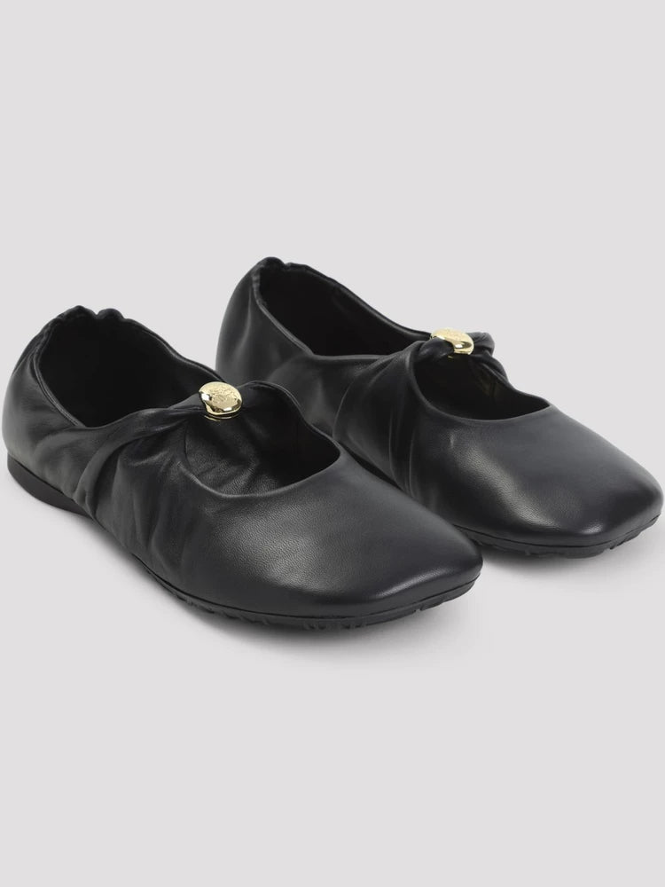 Loewe Women's Pebble Soft Shoes in Black
