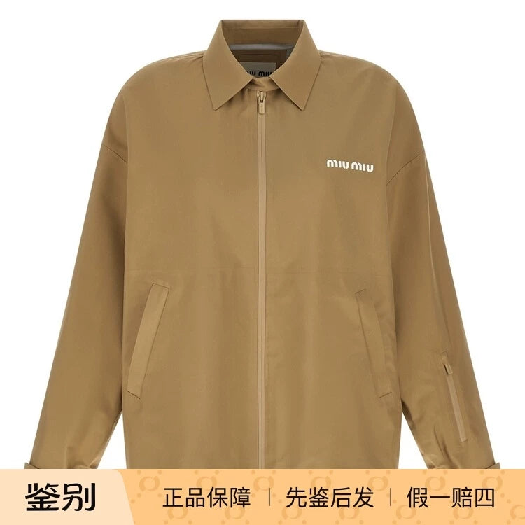 Miu Miu Women's Coat in Beige