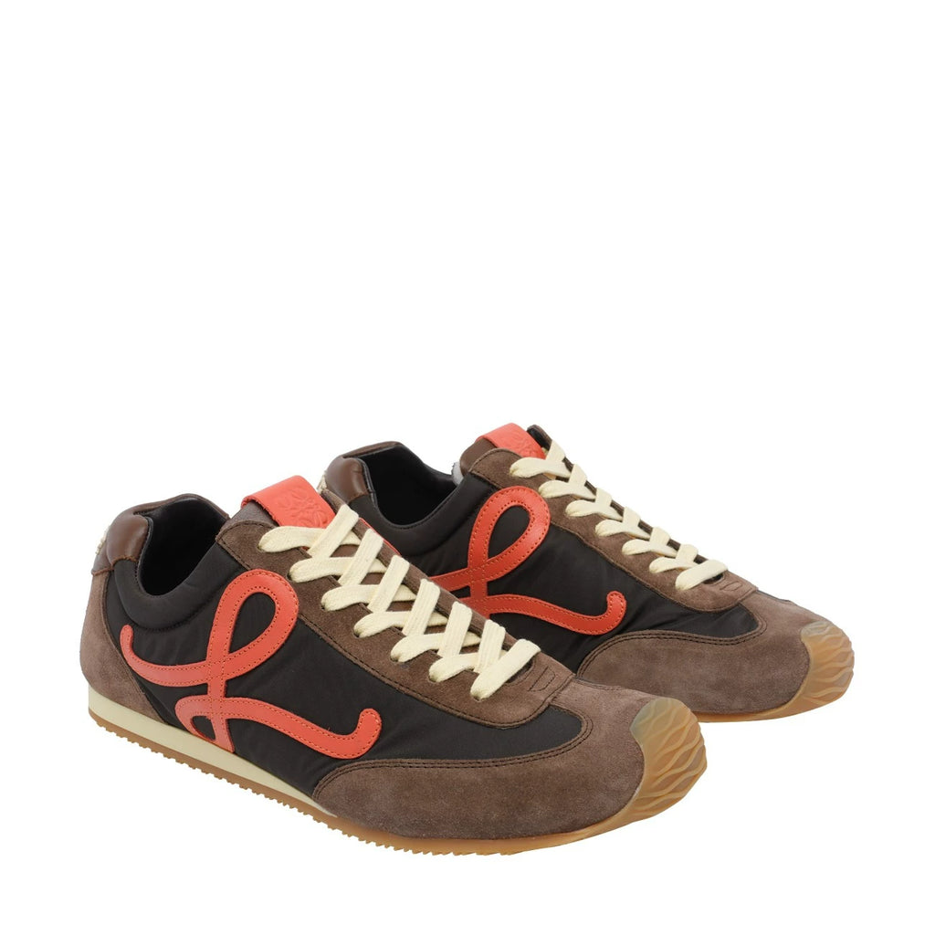 Loewe Men's Runner Sneakers in Brown