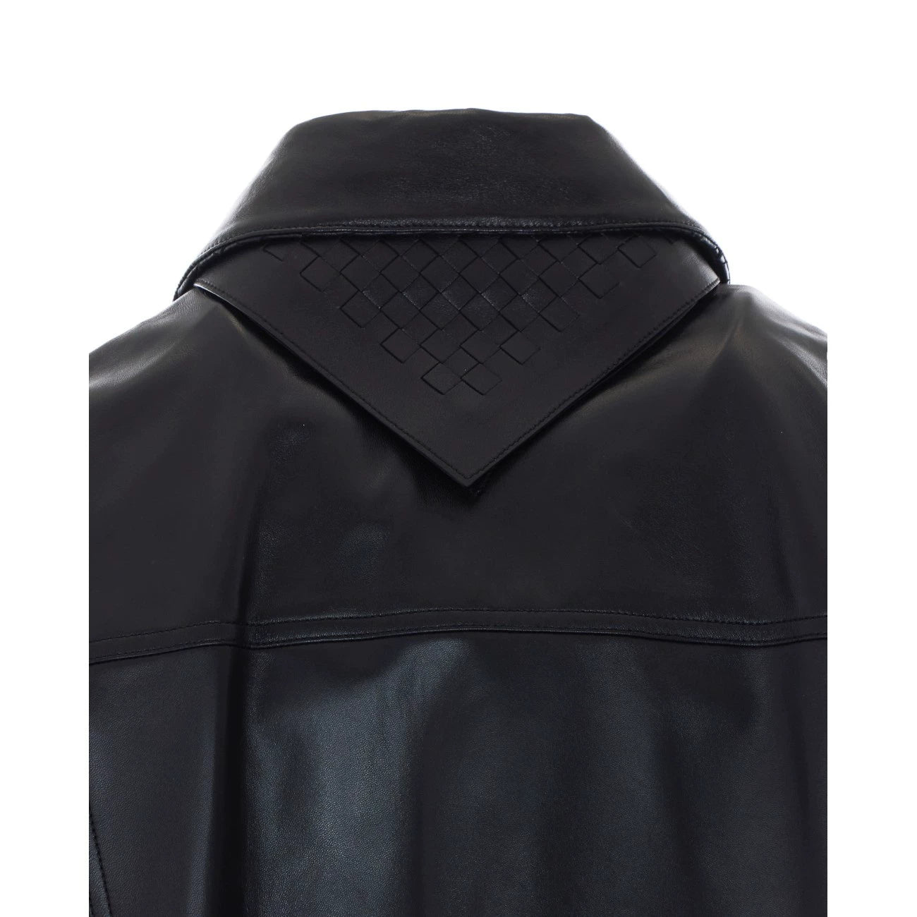 Bottega Veneta Women's Leather Jacket in Black