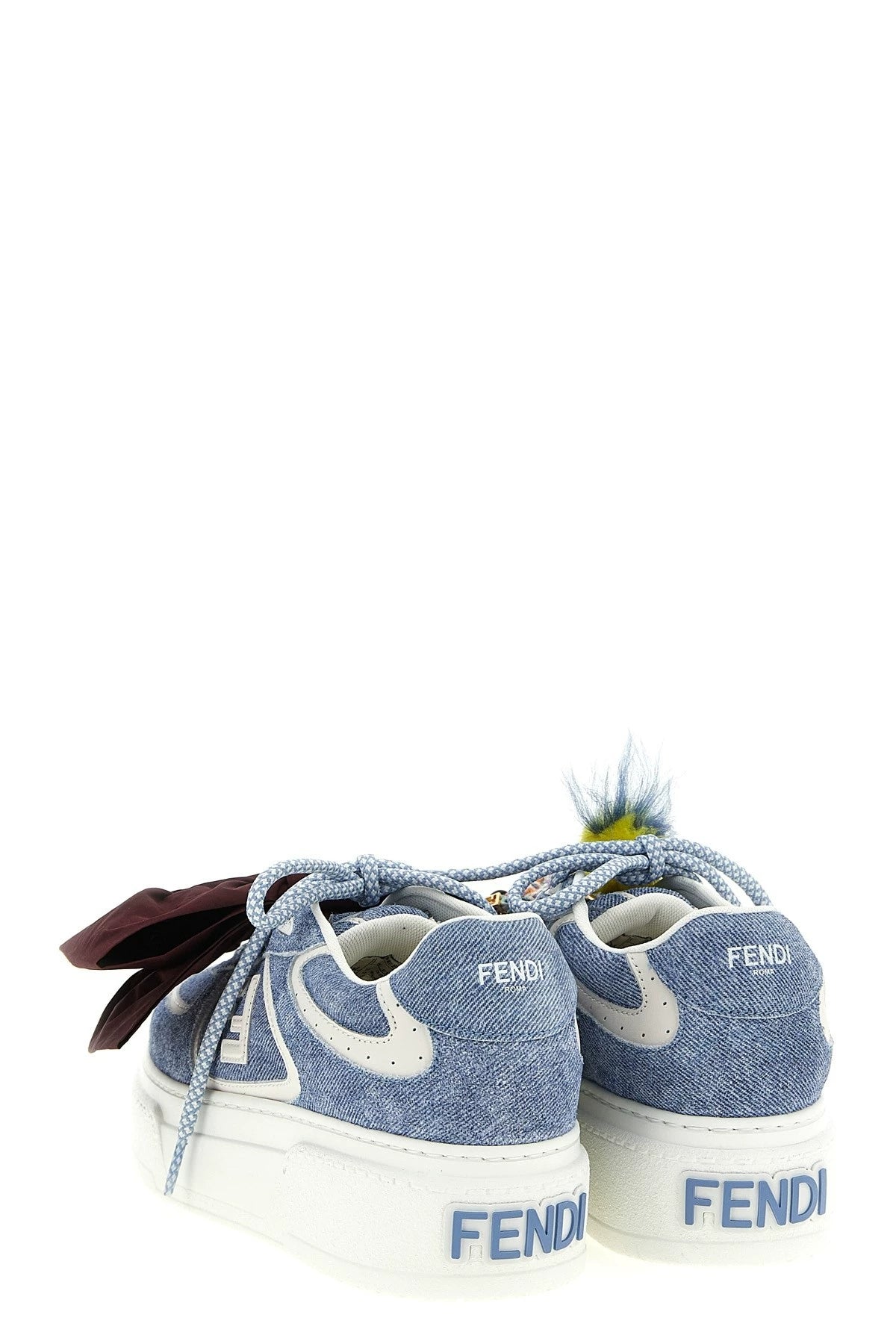 Fendi Women's Match Sneakers in Blue