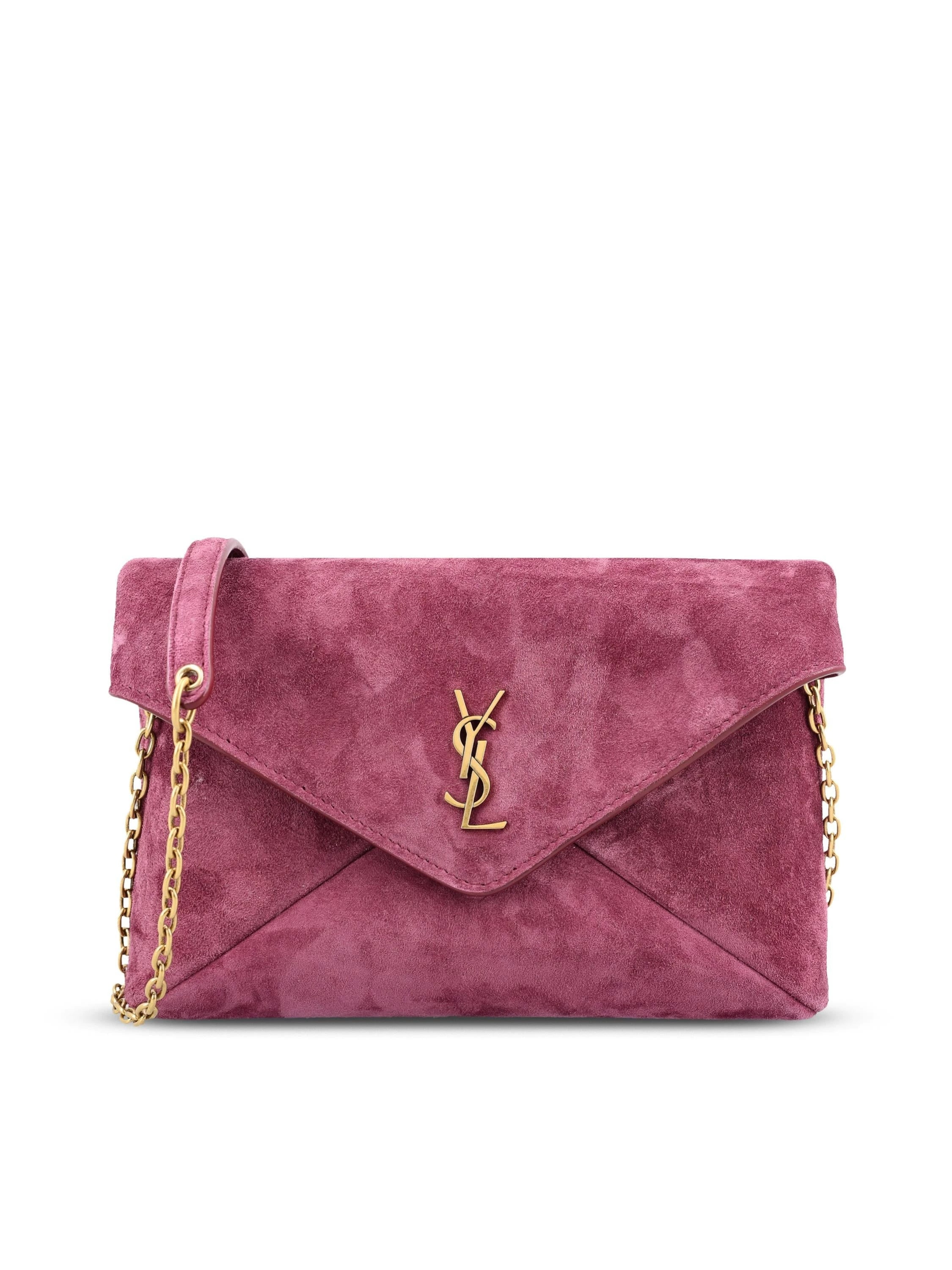 Saint Laurent Women's YSL Cassandre Mini Bag in Pink