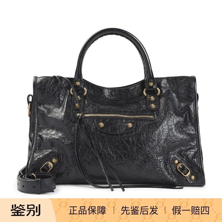 Balenciaga Women's Le City Medium Bag in Black