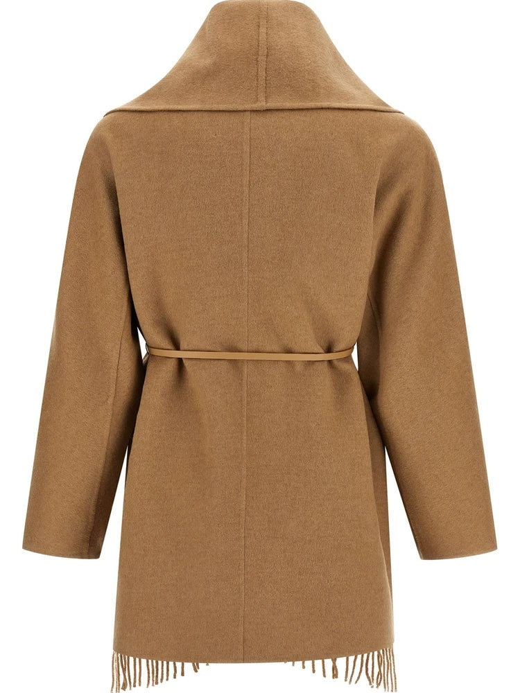 Maxmara Women's Max Mara Mxmabilita Coat in Camel