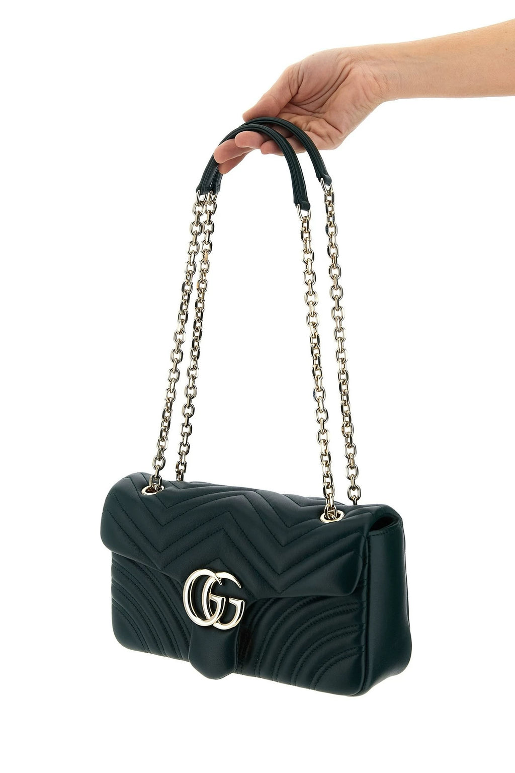 Gucci Women's Gg Marmont Medium Bag in Green