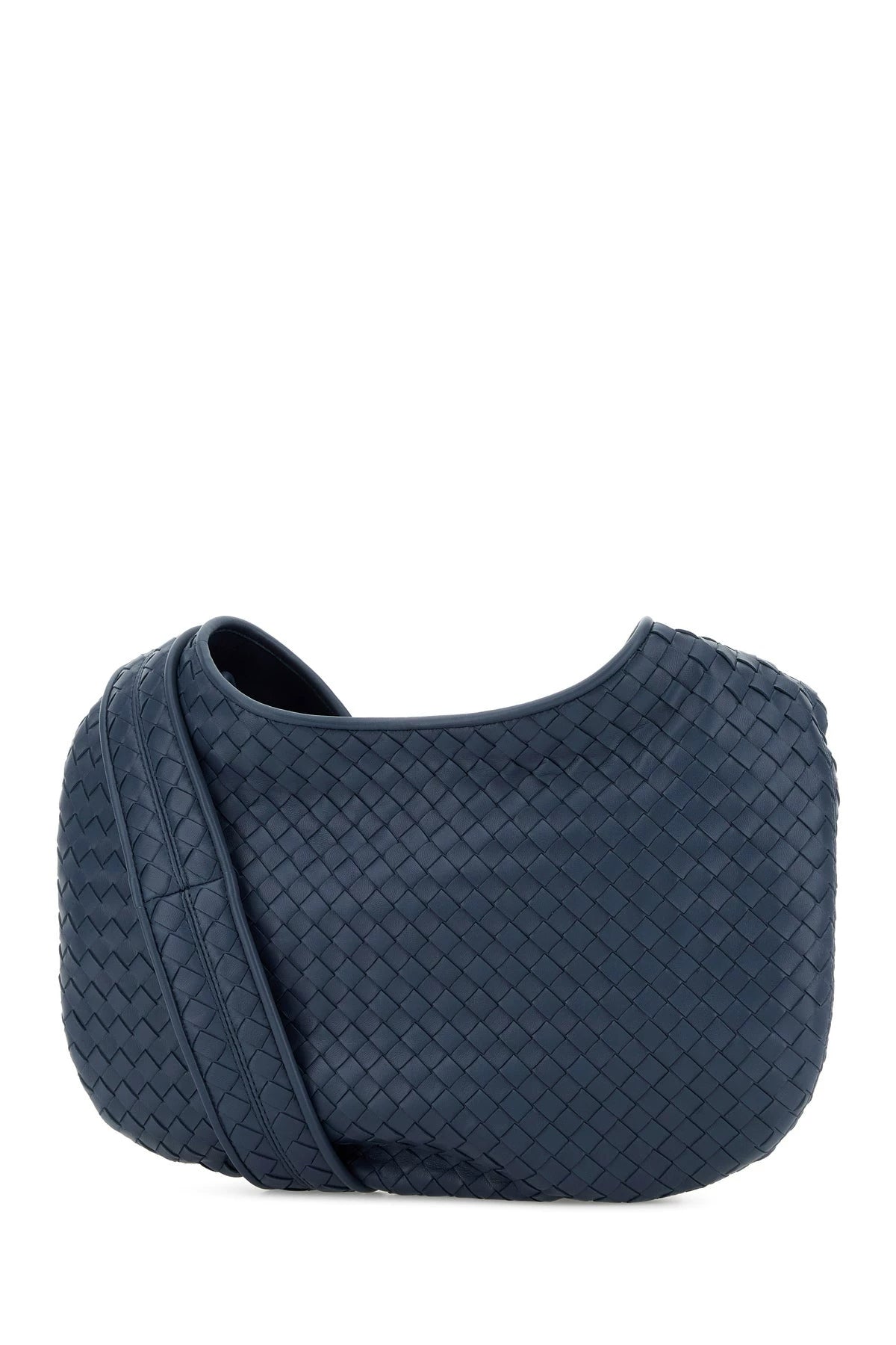 Bottega Veneta Men's Veneto Medium Bag in Blue