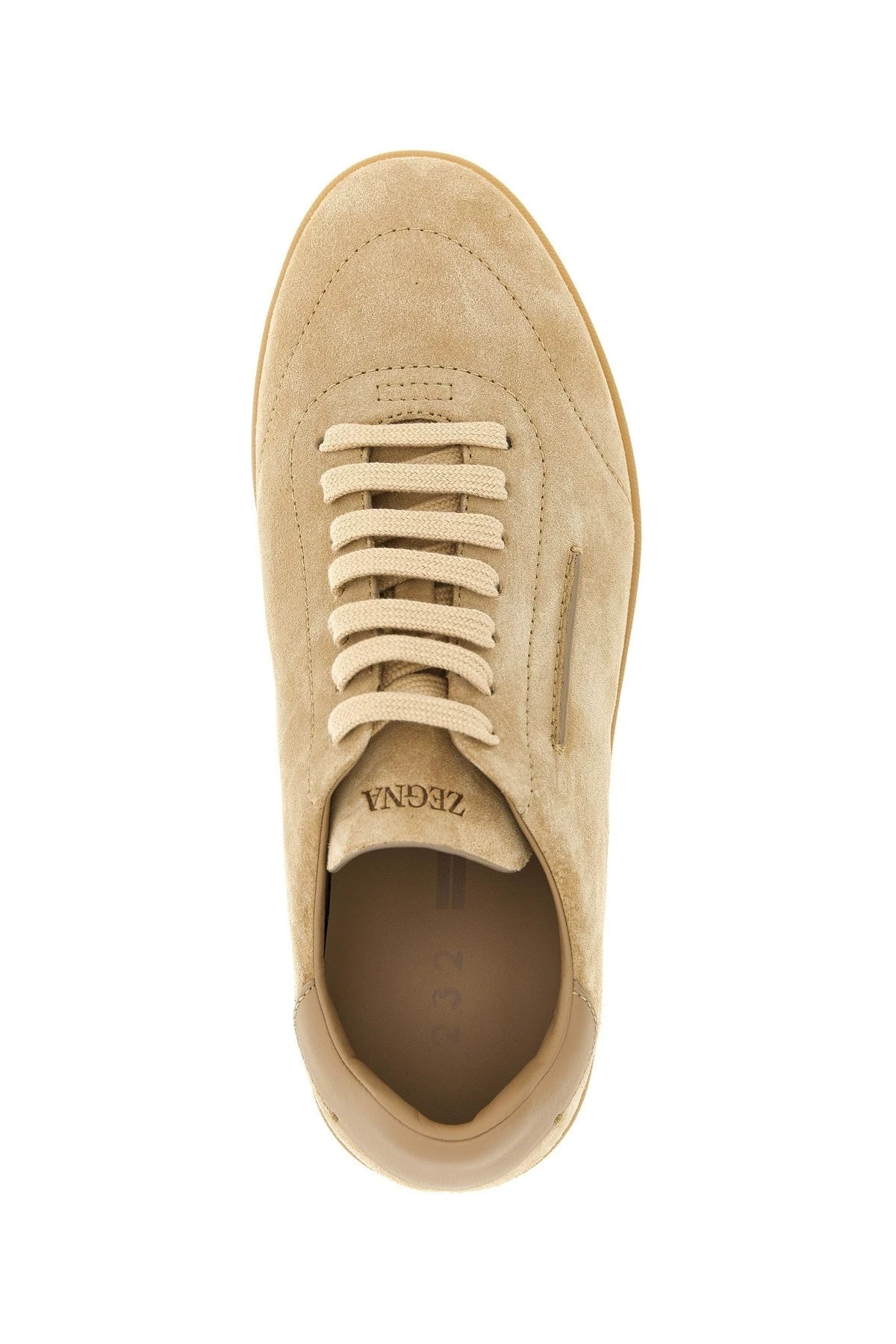 Zegna Men's Sneakers in Beige