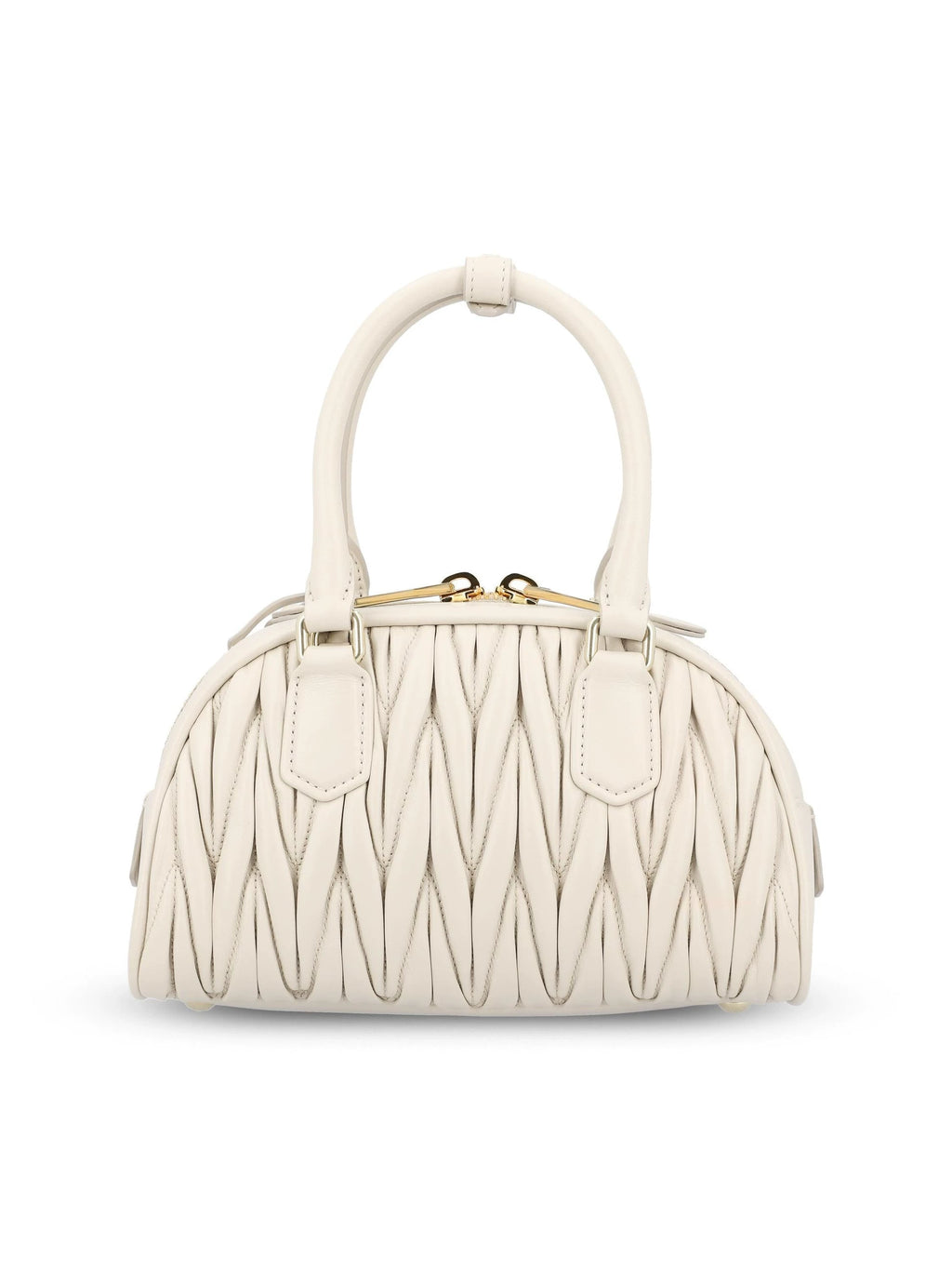 Miu Miu Women's Arcadie Small Shoulder Bag in White