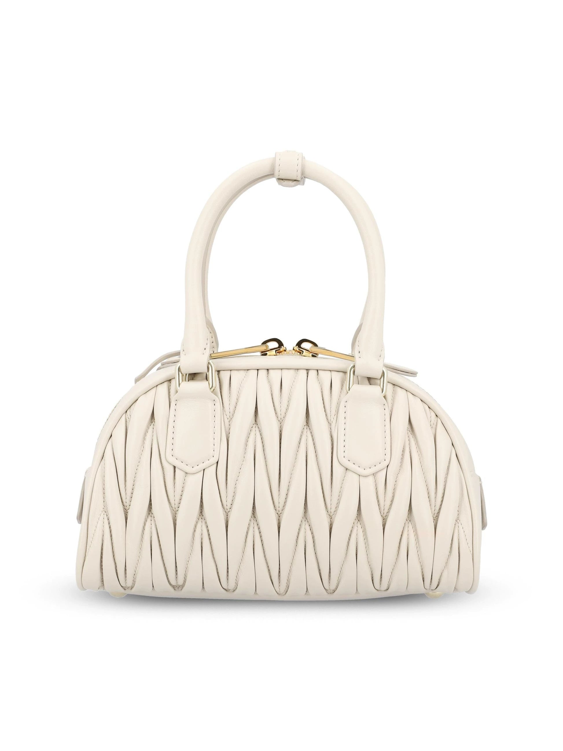Miu Miu Women's Arcadie Small Shoulder Bag in White