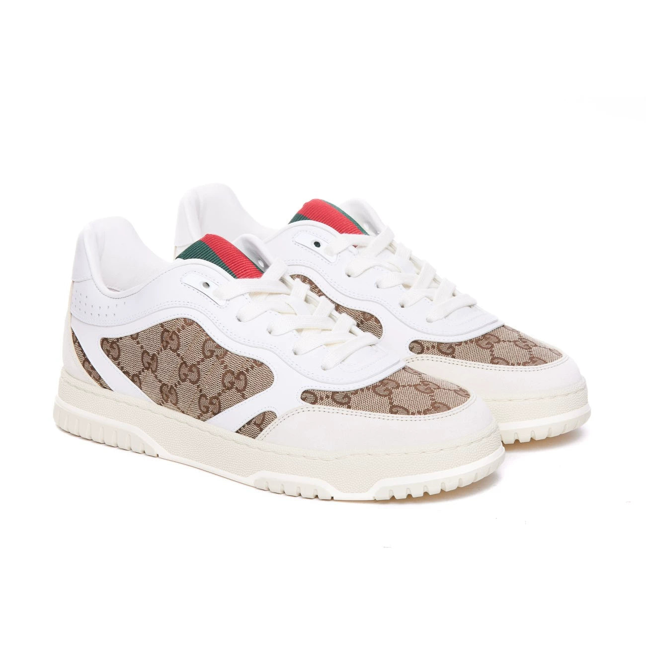 Gucci Men's Re Web Sneakers in Beige