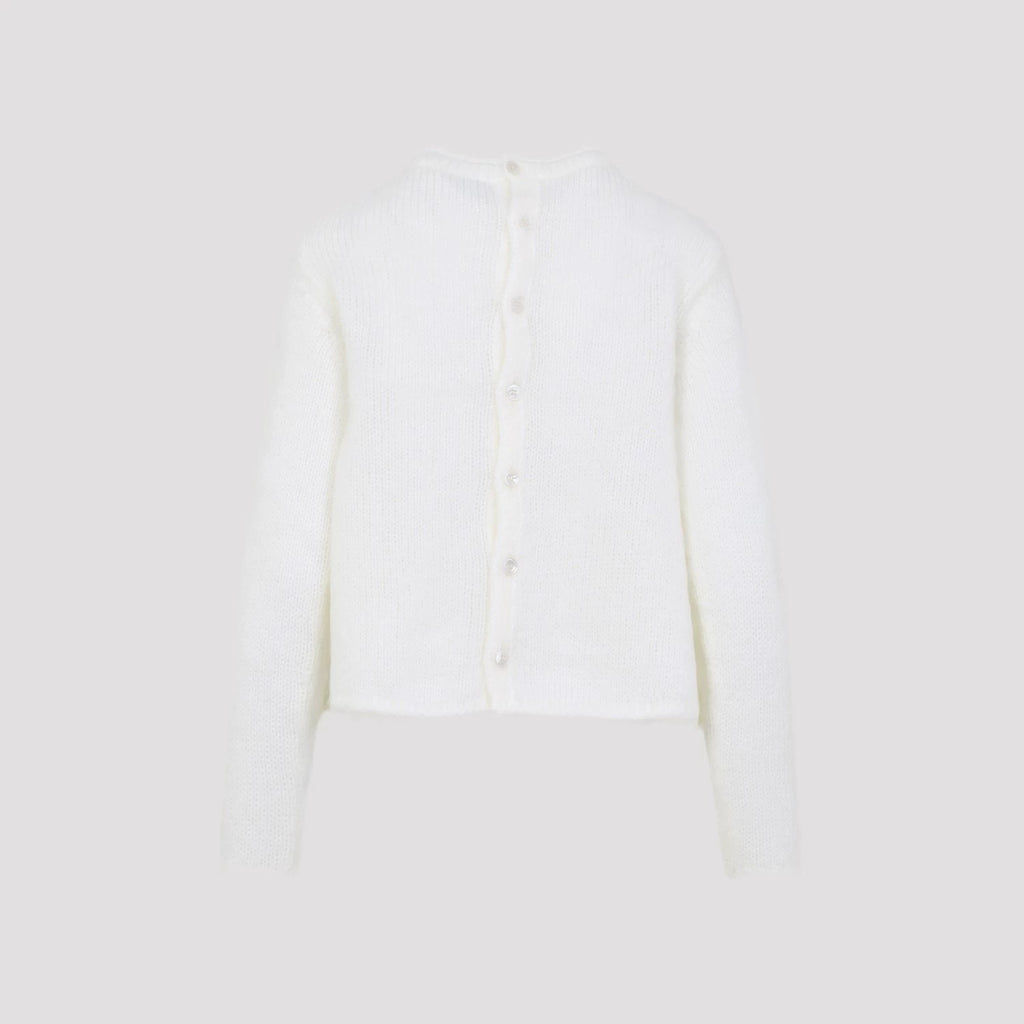 Loewe Women's Anagram Cardigan in White