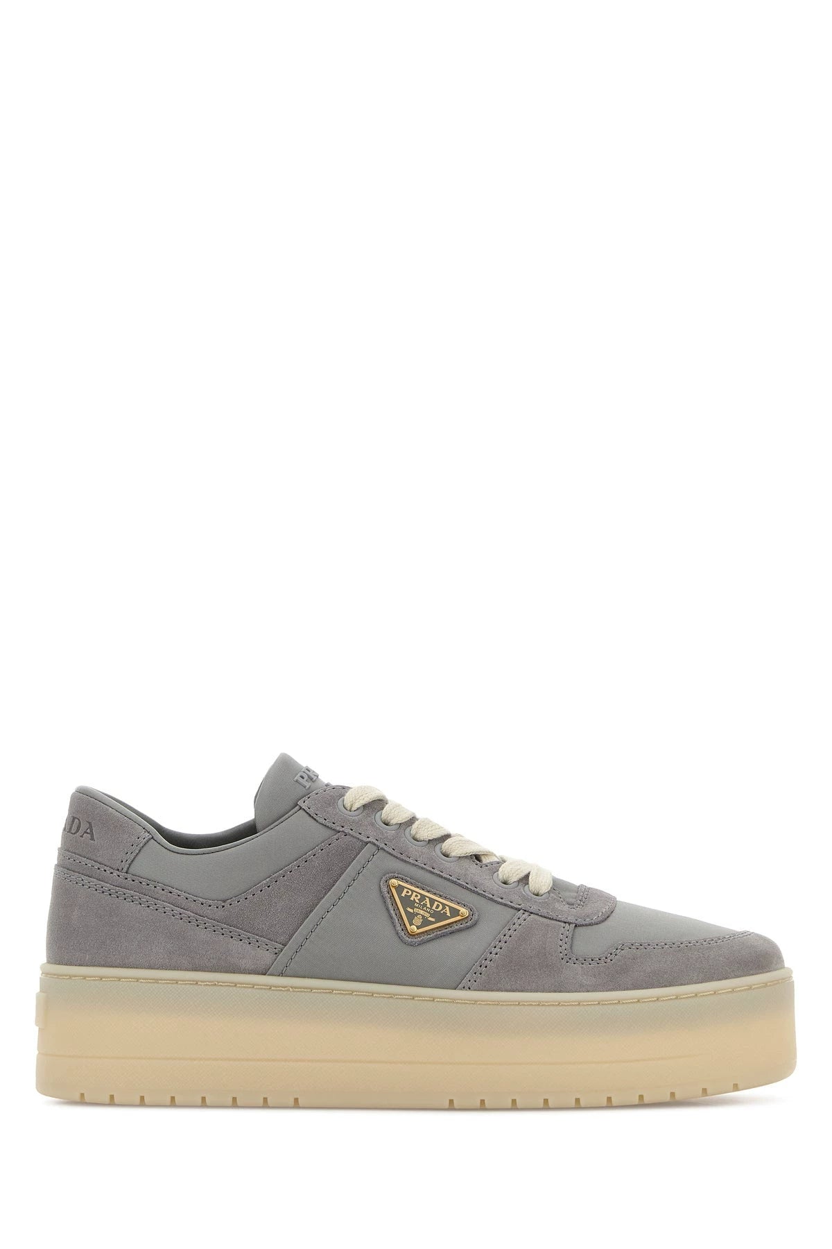 Prada Women's Downtown Sneakers in Grey