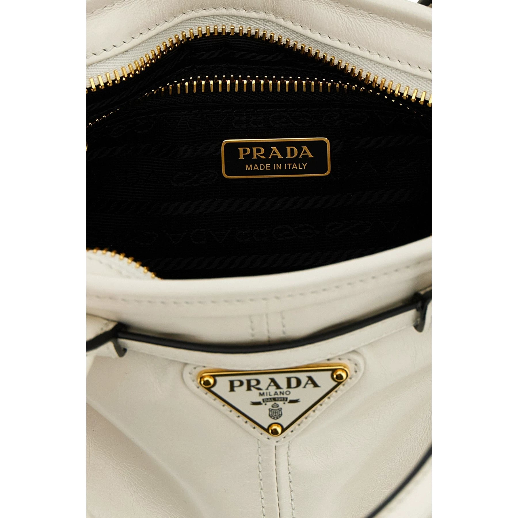 Prada Women's Bonnie Mini Shoulder Bag in White