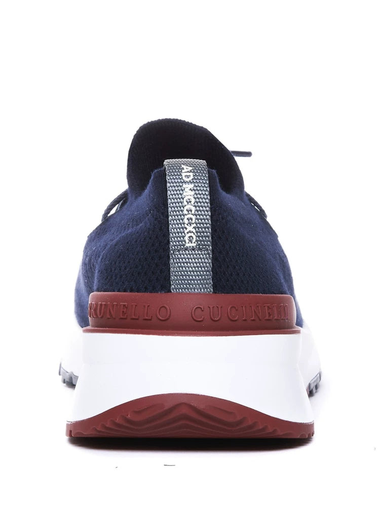 Brunello Cucinelli Men's Sneakers in Blue