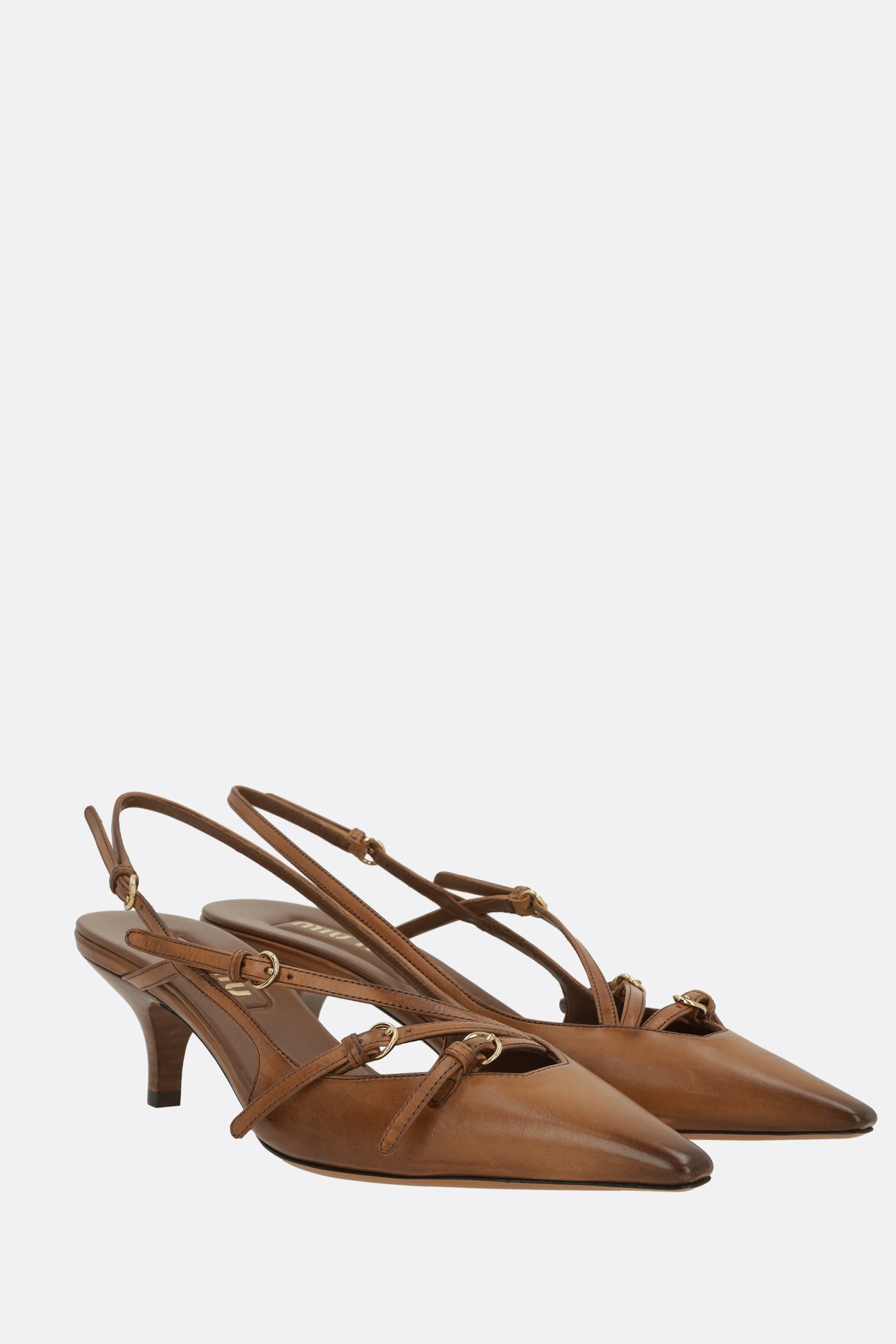 Miu Miu Women's Heels in Brown