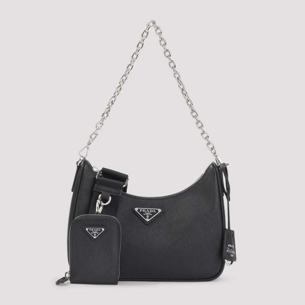 Prada Women's Bandoliera Bag in Silver