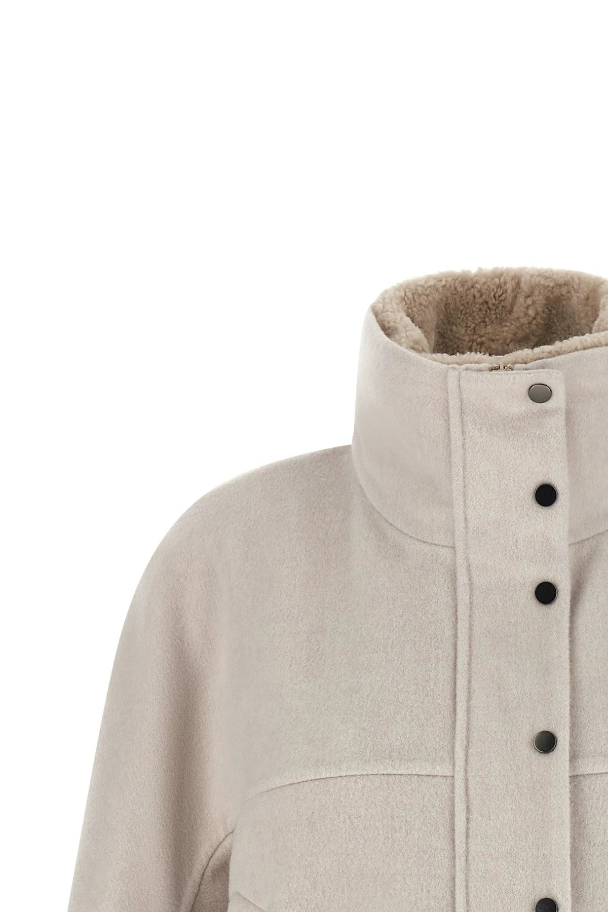 Brunello Cucinelli Women's Bc 26 Coat in Grey