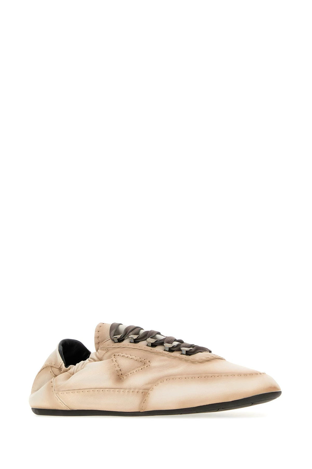 Prada Men's Collaspe Sneakers in Pink