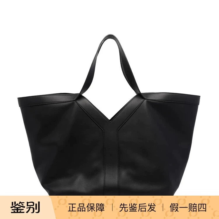 Saint Laurent Women's YSL Y Tote Bag in Black