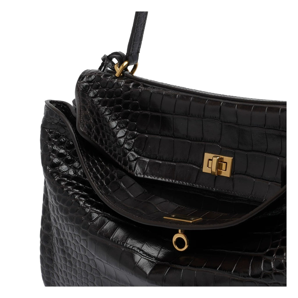 Balenciaga Women's Rodeo Medium Shoulder Bag in Brown