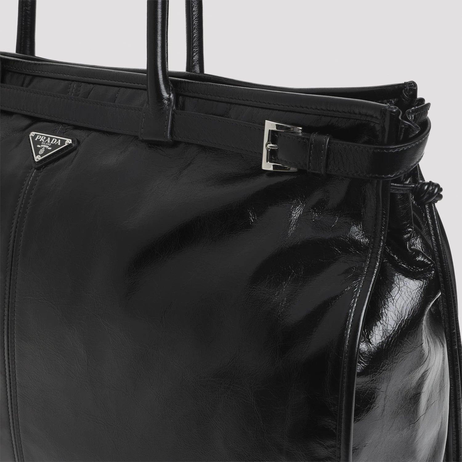 Prada Men's Bonnie Large Bag in Black