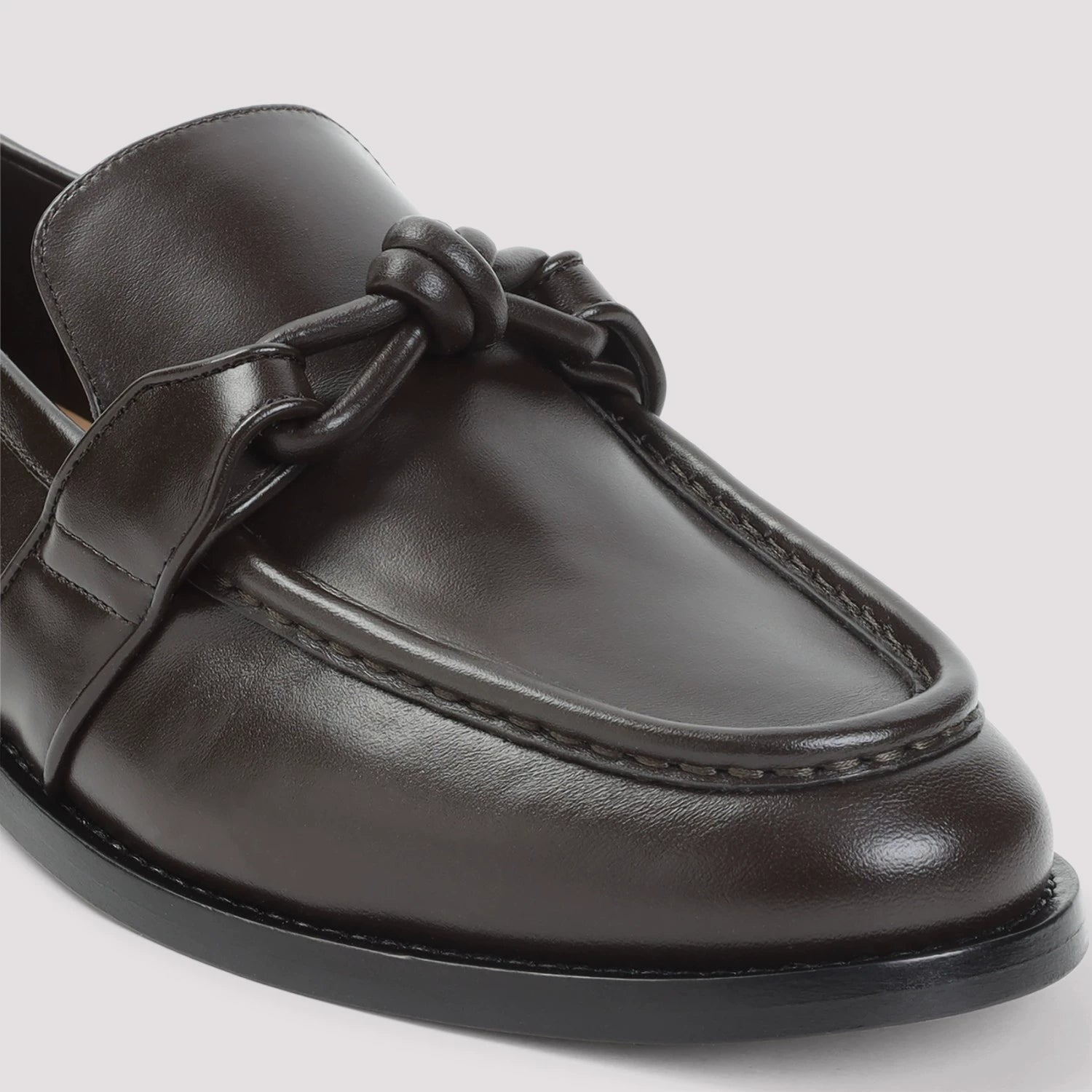 Bottega Veneta Men's Astaire Bv Loafers in Brown