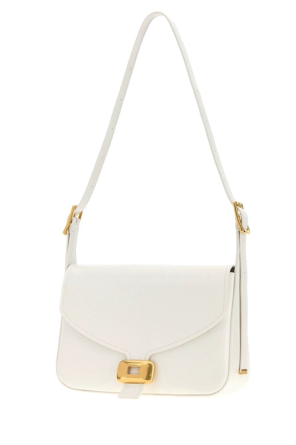 Balenciaga Women's Clicca Medium Shoulder Bag in White