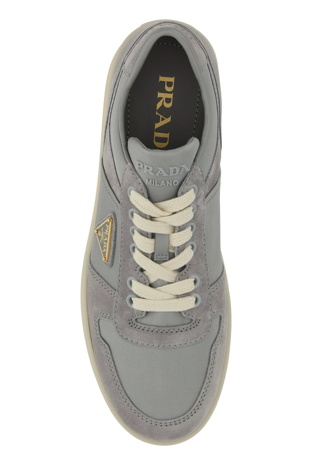 Prada Women's Downtown Sneakers in Grey