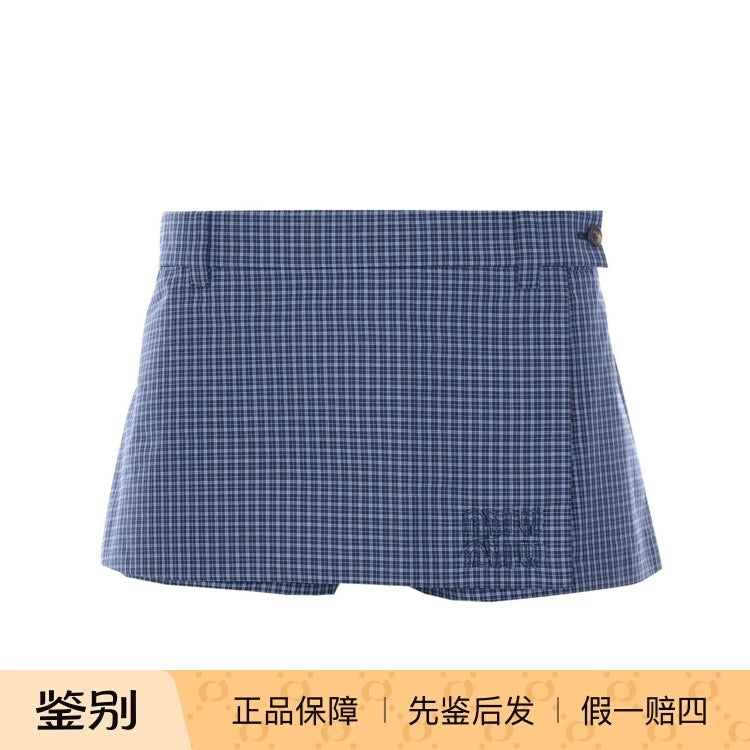 Miu Miu Mini Skirt in Blue