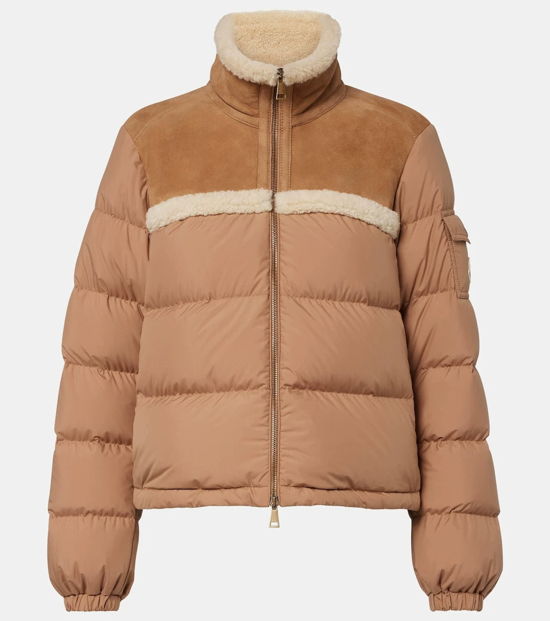 Moncler Women's Aurore Down Jacket in Beige