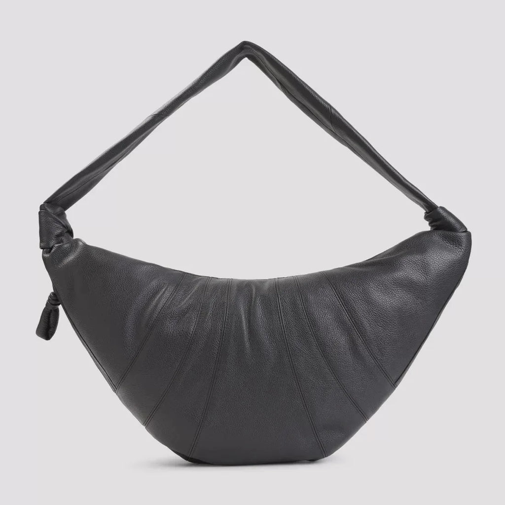 LEMAIRE Unisex Large Croissant Crossbody Bag in Dark Chocolate