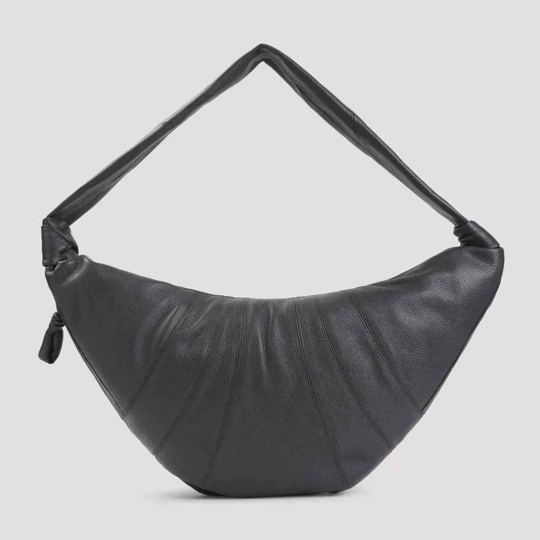 LEMAIRE Unisex Large Croissant Crossbody Bag in Dark Chocolate