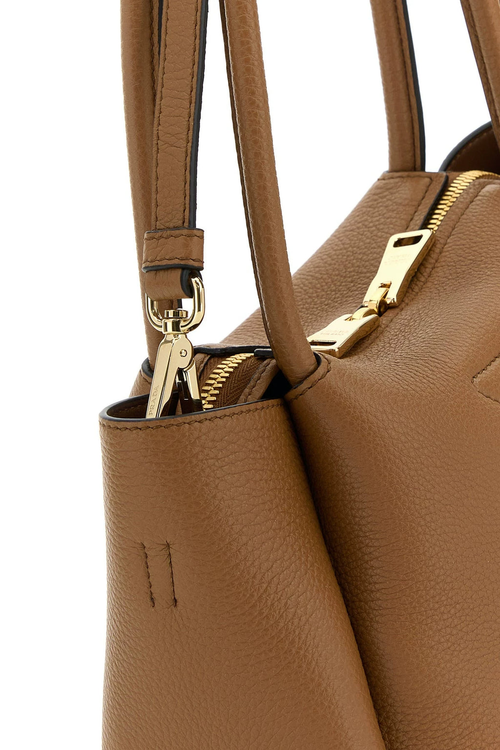 Prada Women's Flou Small Bag in Brown