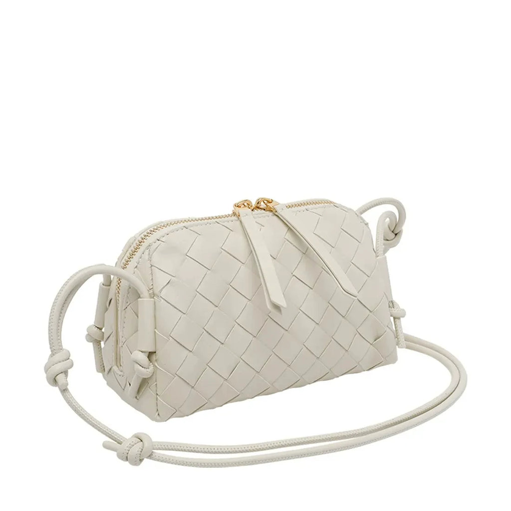 Bottega Veneta Women's Concert Mini Shoulder Bag in White