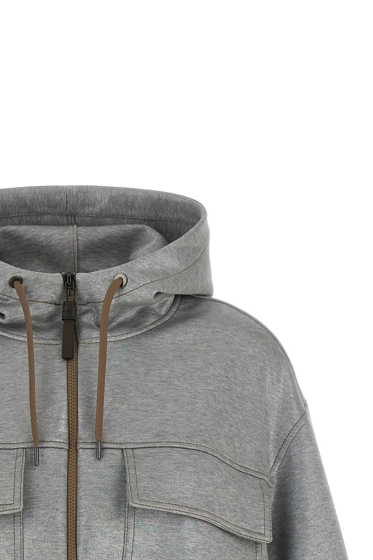 Brunello Cucinelli Women's Bc 26 Coat in Grey