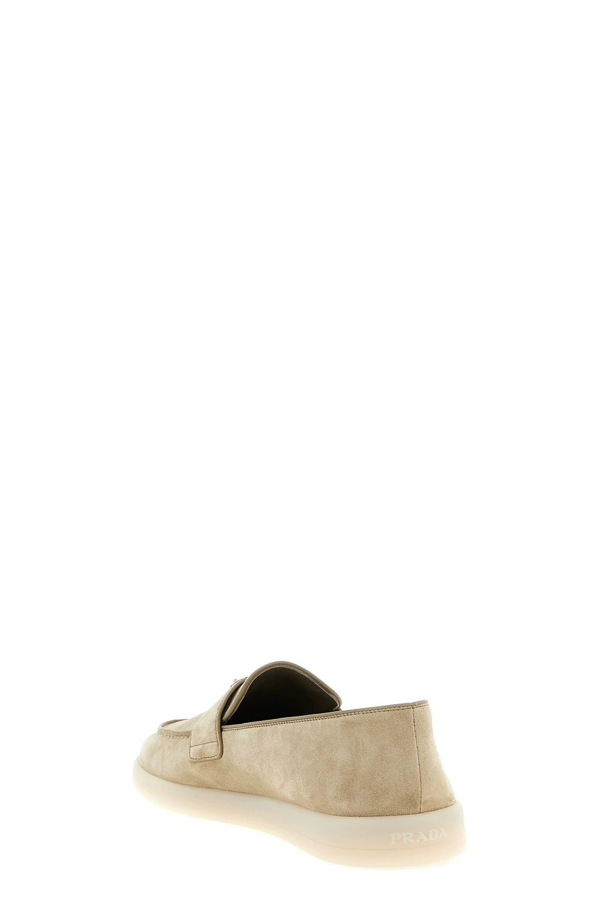 Prada Men's Loafers in Beige