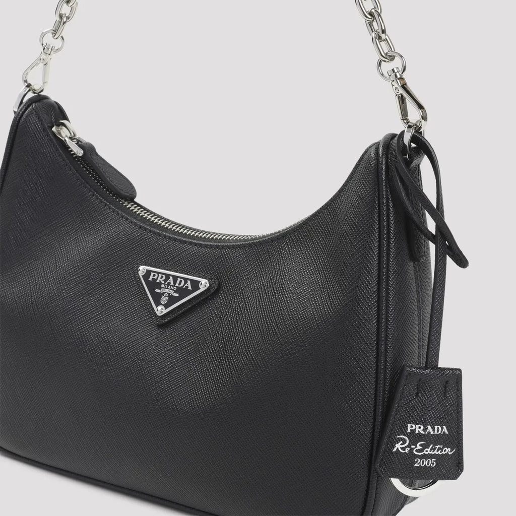 Prada Women's Bandoliera Bag in Silver