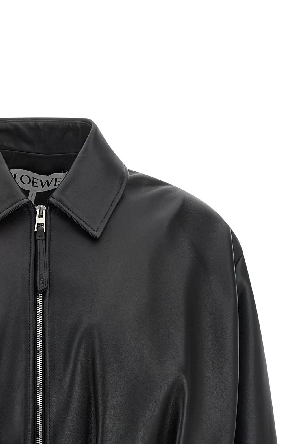 Loewe Women's Leather Jacket in Black
