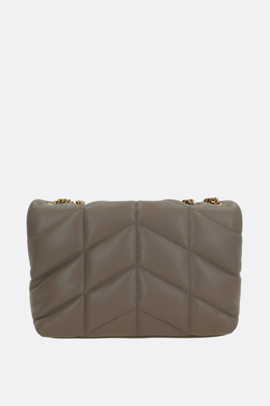 Saint Laurent YSL Puffer Toy Mini Bag in Grey