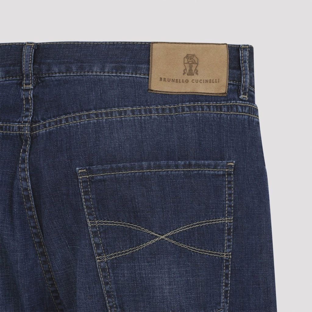 Brunello Cucinelli Men's Jeans in Blue