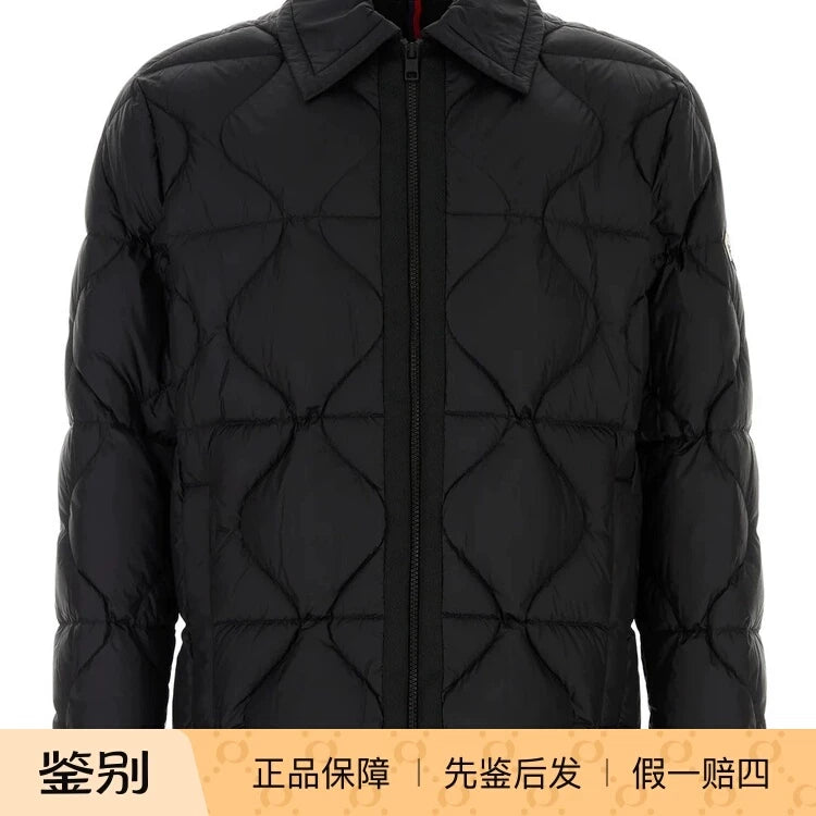 Moncler Men's Ashmere Down Jacket in Black