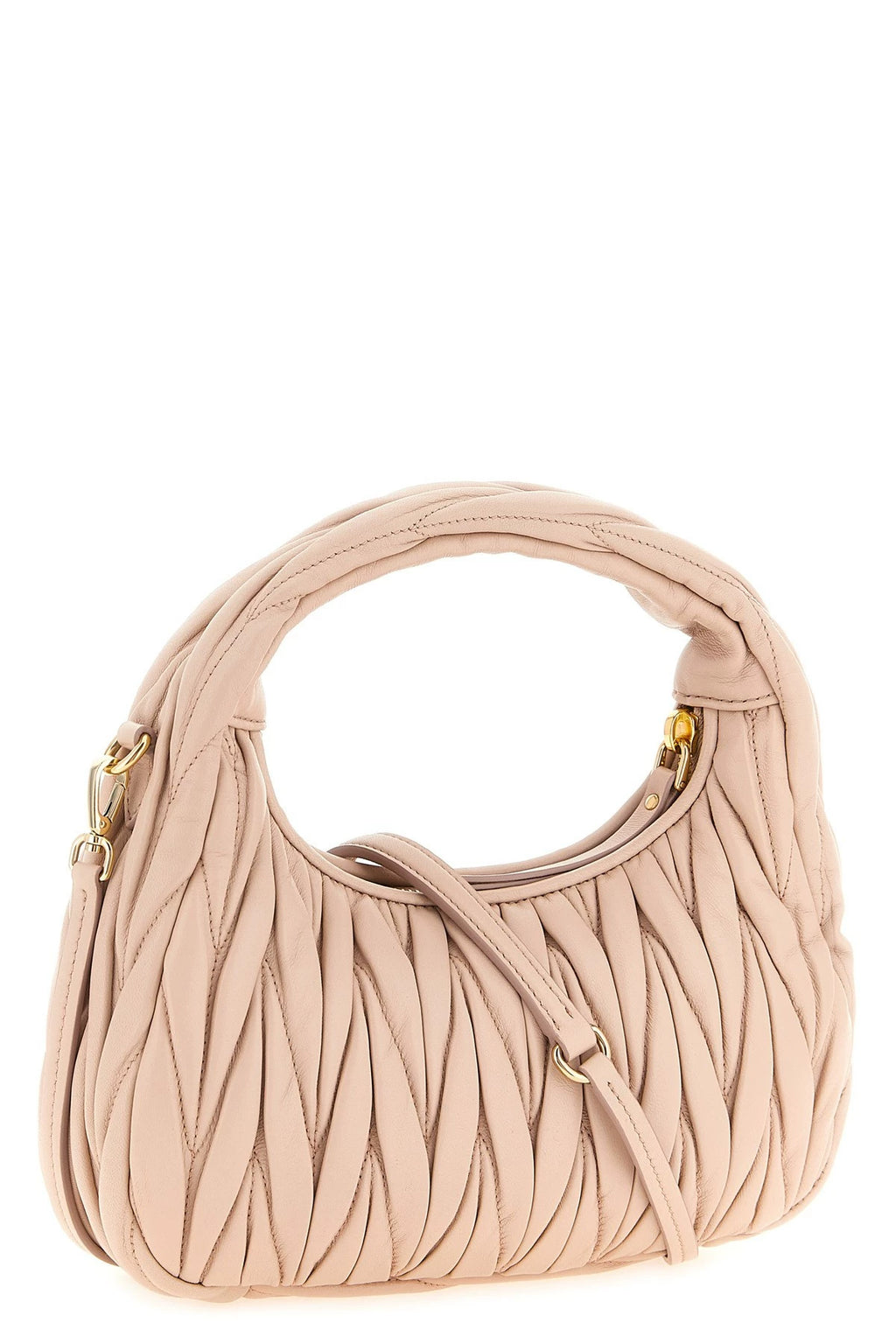 Miu Miu Women's Wander Small Crossbody Bag in Nude Pink
