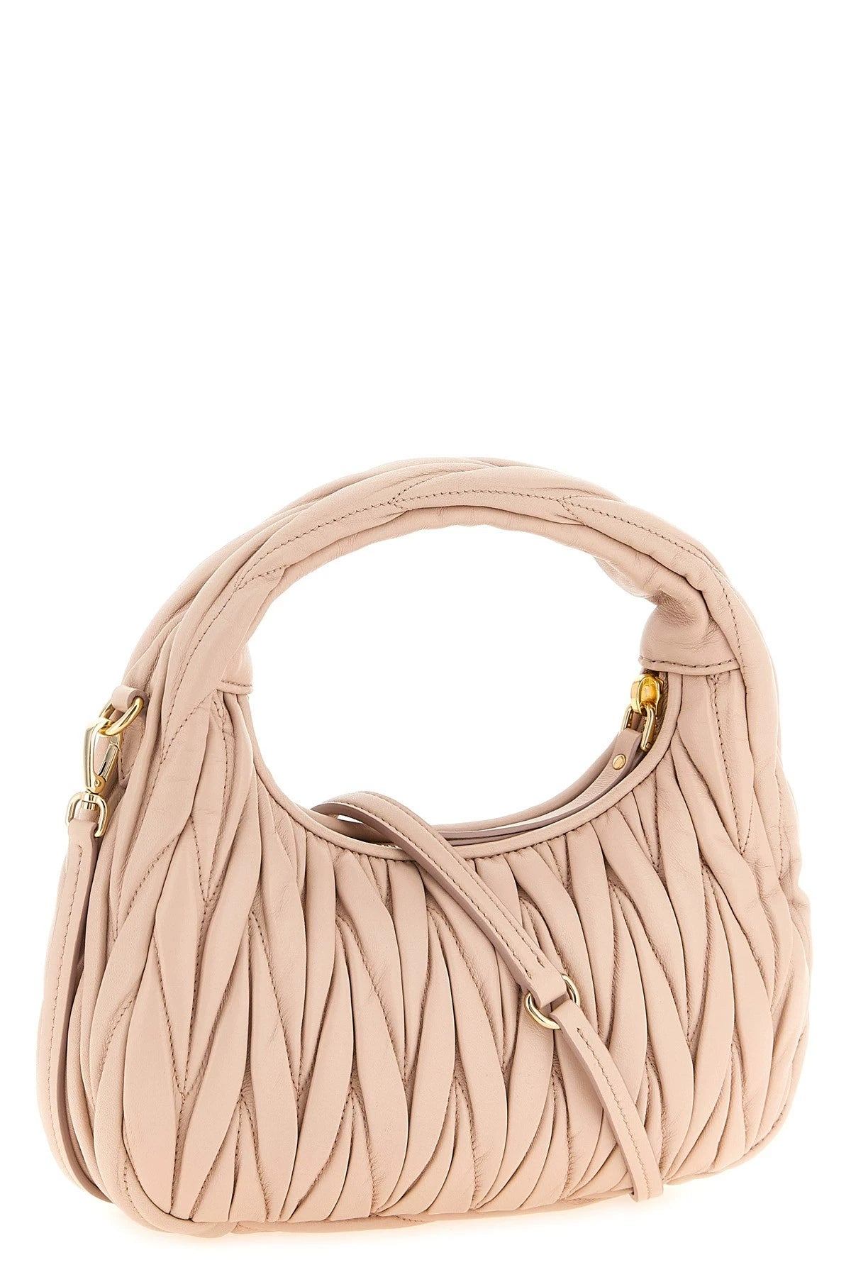 Miu Miu Women's Wander Small Crossbody Bag in Nude Pink