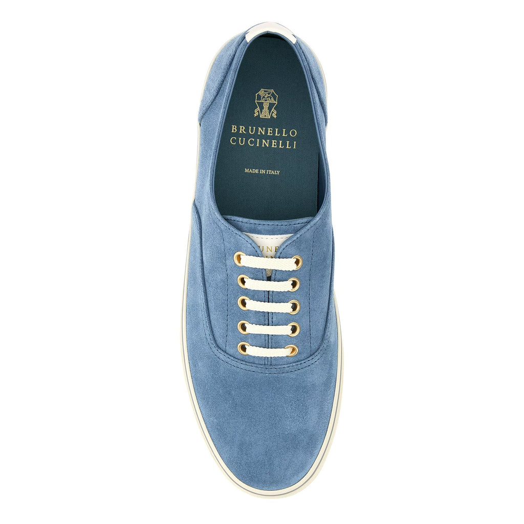 Brunello Cucinelli Men's Sneakers in Blue
