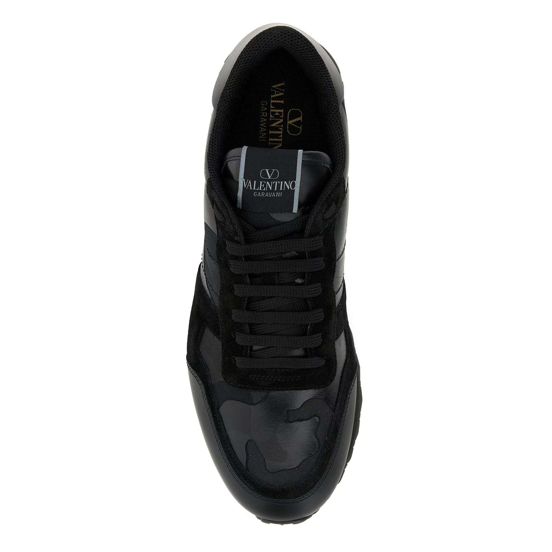 Valentino Men's Rockrunner Sneakers in Black