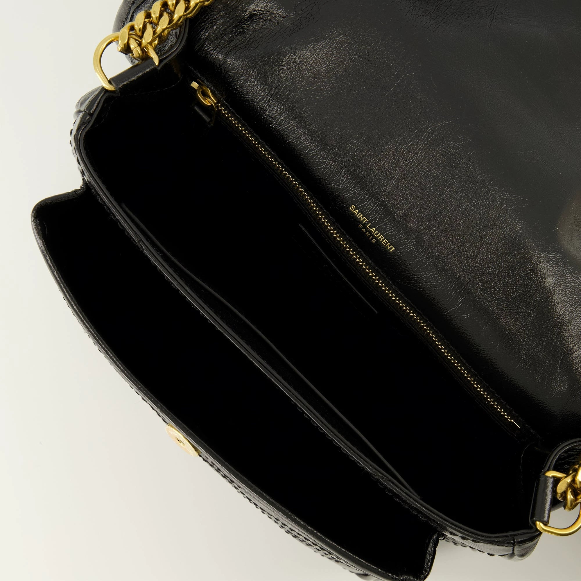 Saint Laurent Women's YSL Niki Medium Shoulder Bag in Black